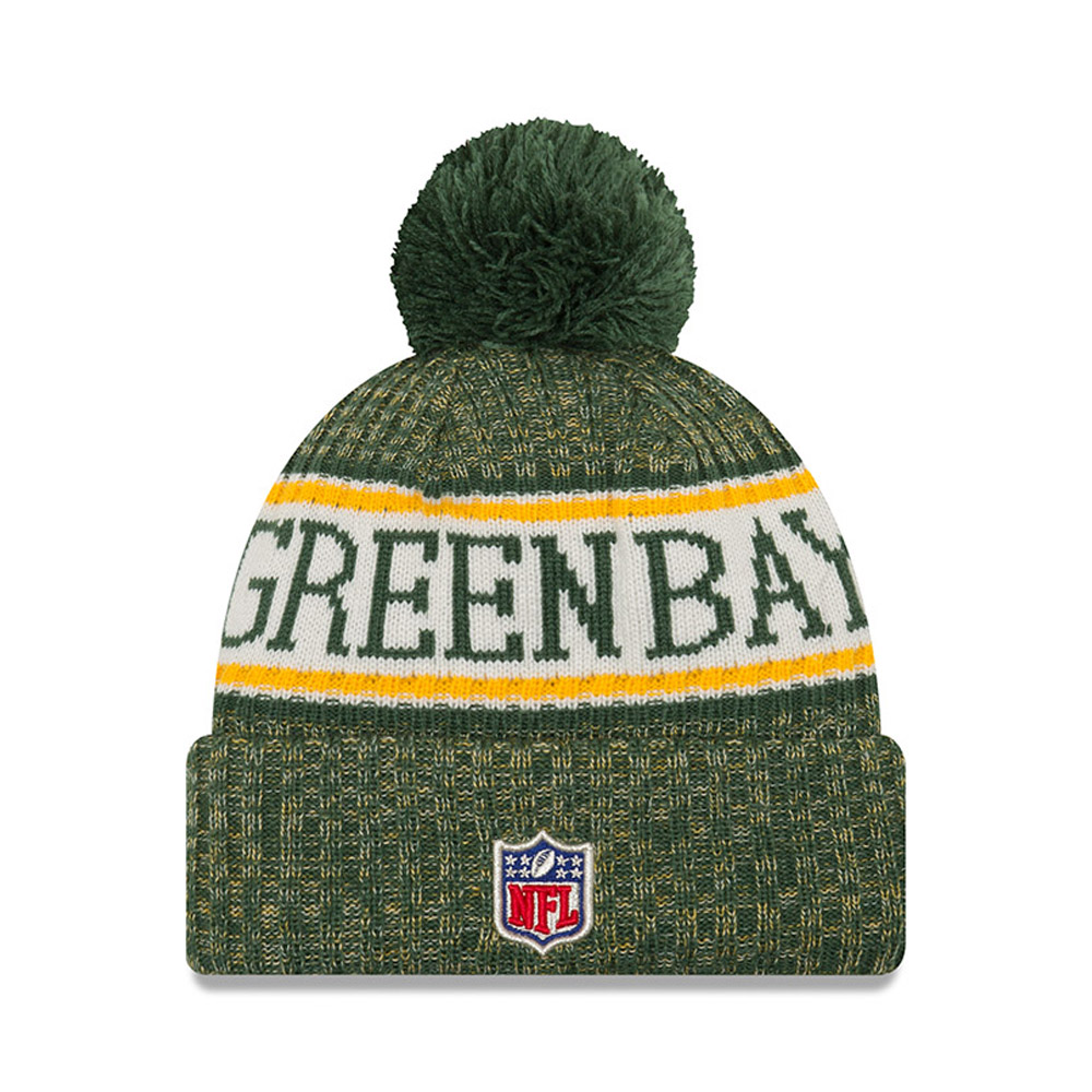 Green Bay Packers 2018 Sideline Bobble Cuff – Beanie