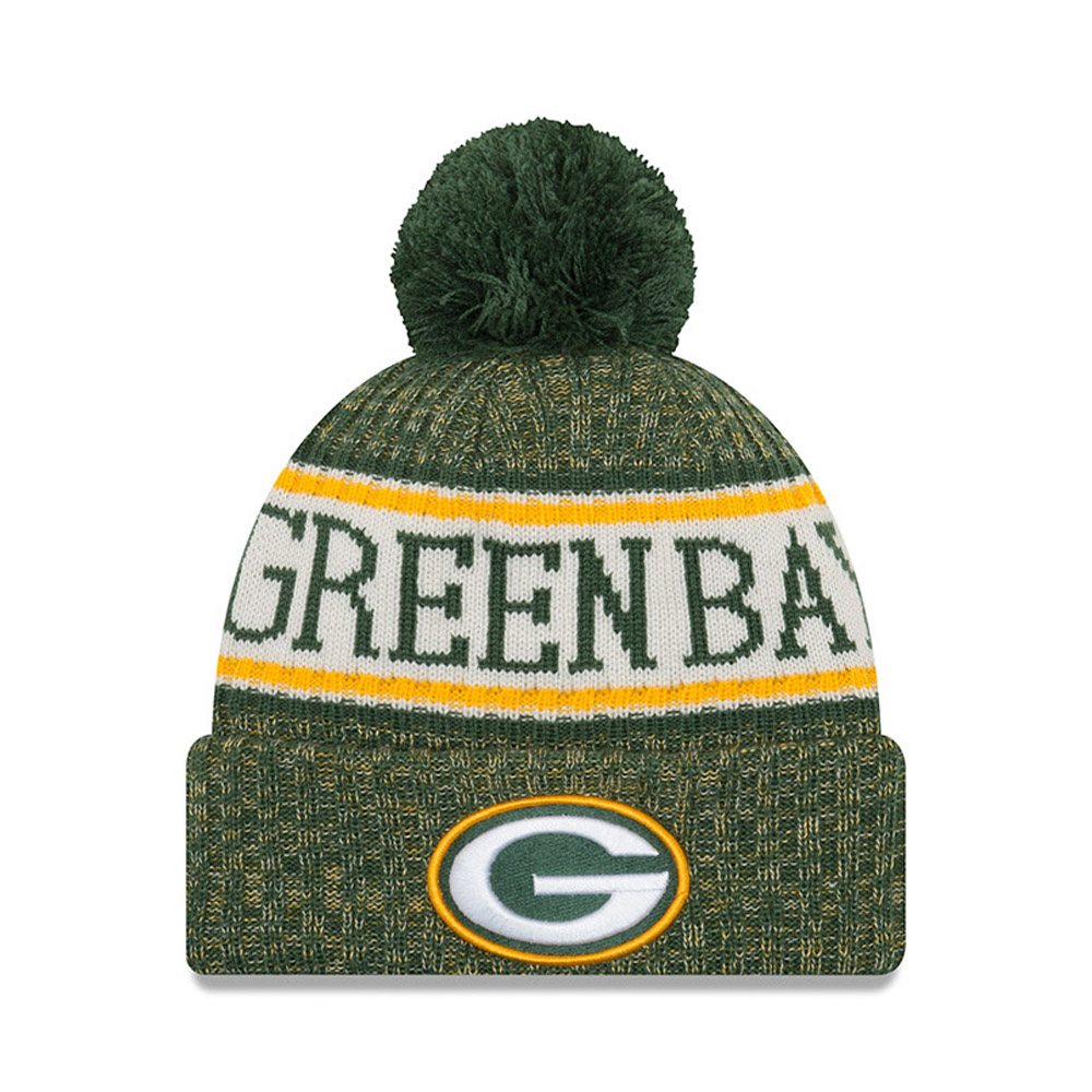 Green Bay Packers 2018 Sideline Bobble Cuff – Beanie