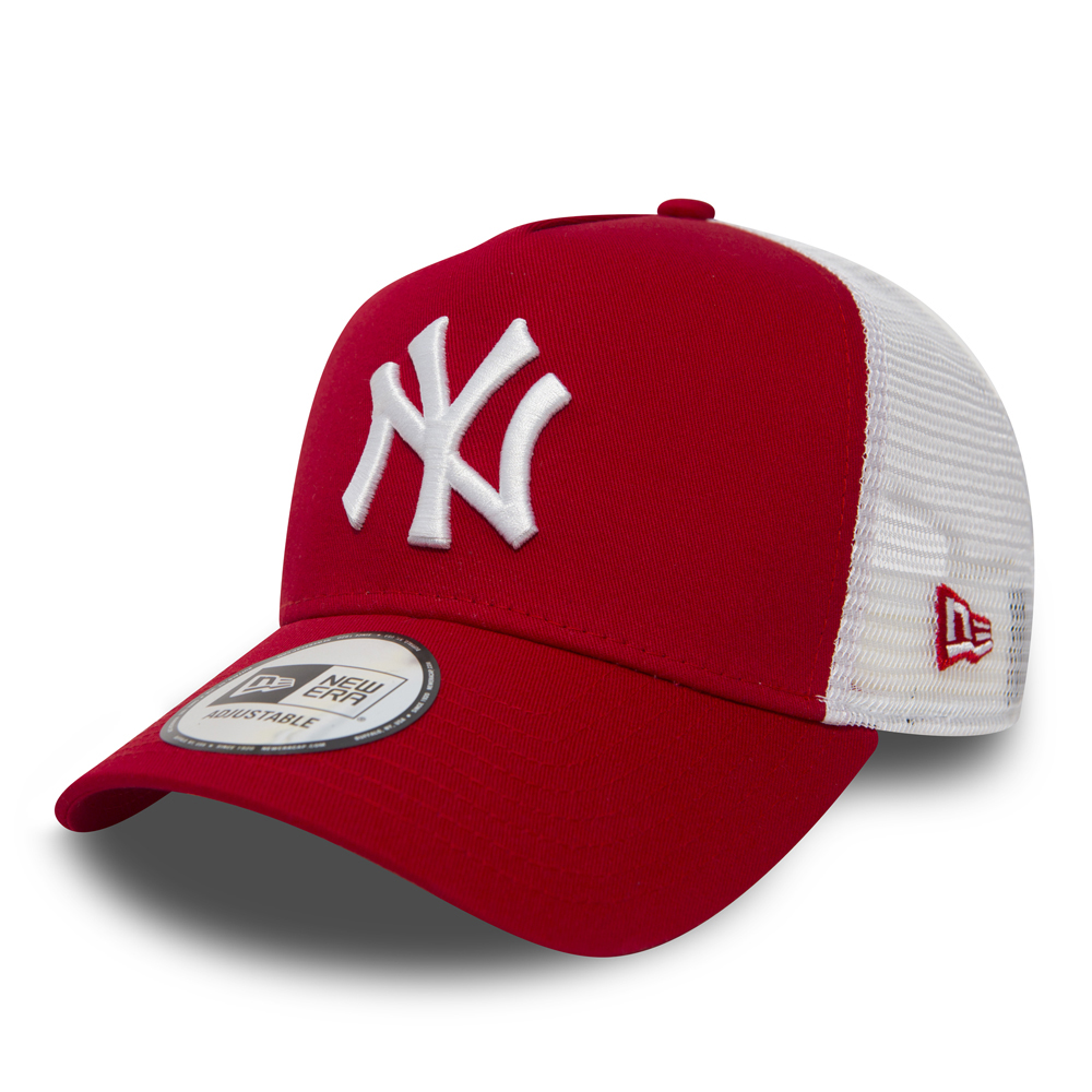 NY Yankees Clean A Frame Red Trucker