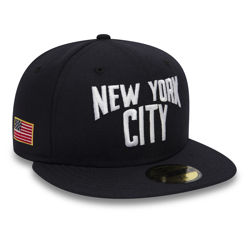 New York City Wordmark 59FIFTY blu navy