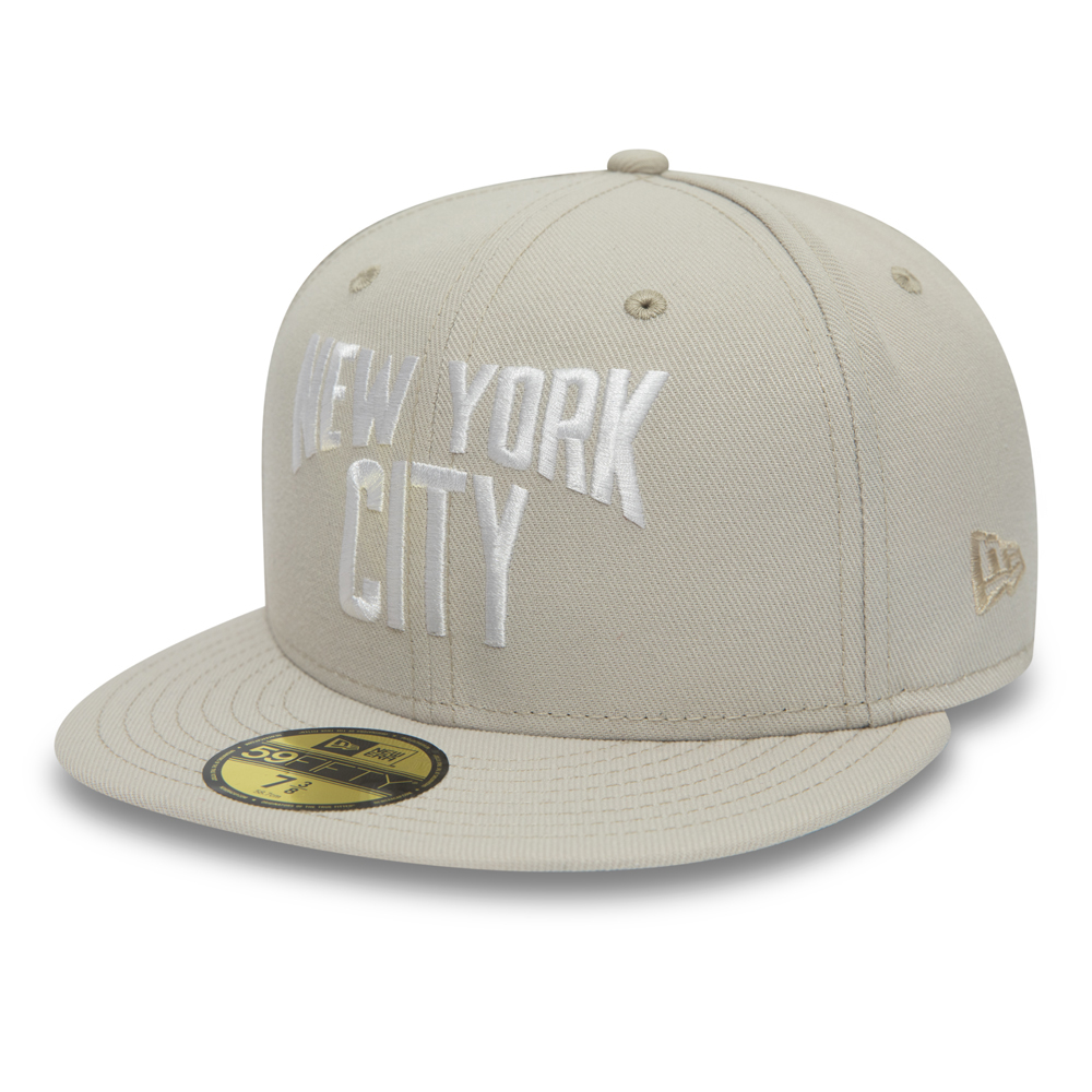 New York City Wordmark 59FIFTY crema