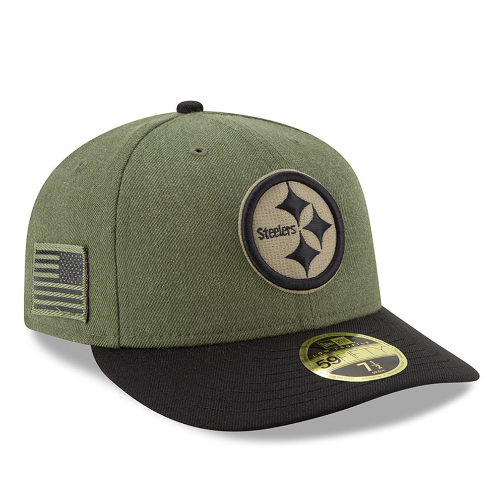 Casquette basse Pittsburgh Steelers  Salute to Service 59FIFTY