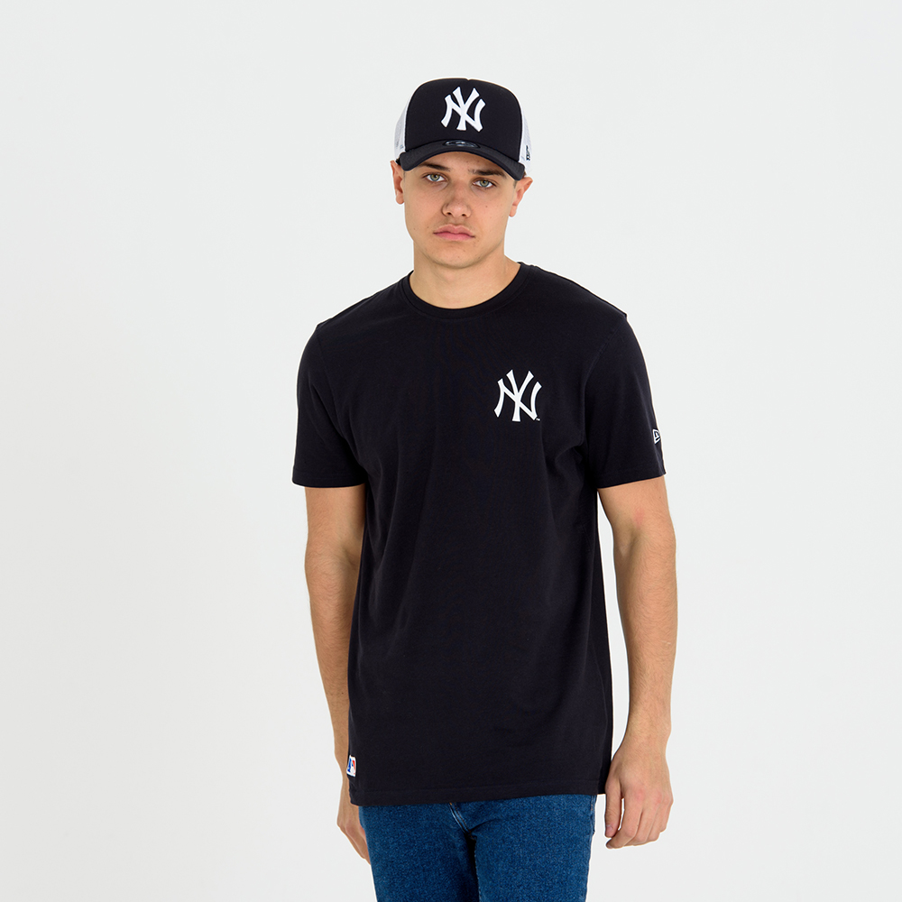 New York Yankees – Teamemblem – T-Shirt – Marineblau
