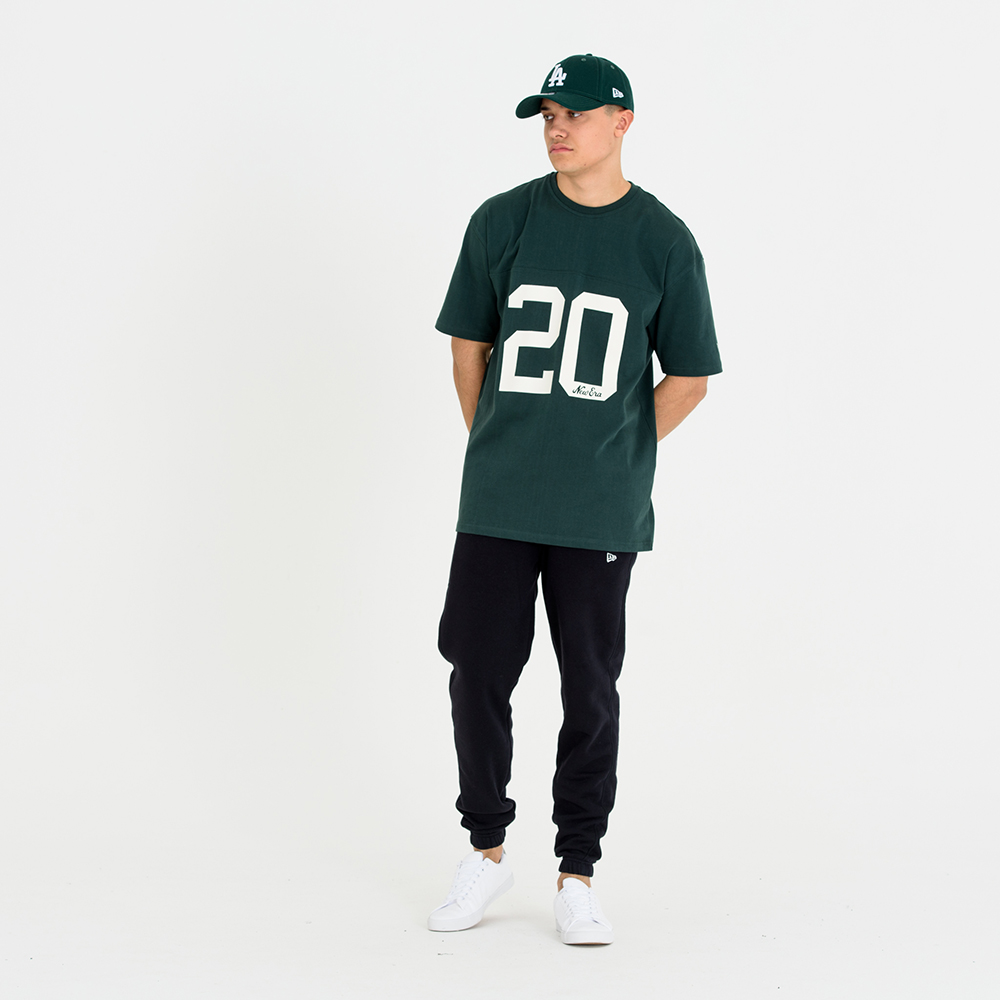 New Era – Jersey-T-Shirt – Grün