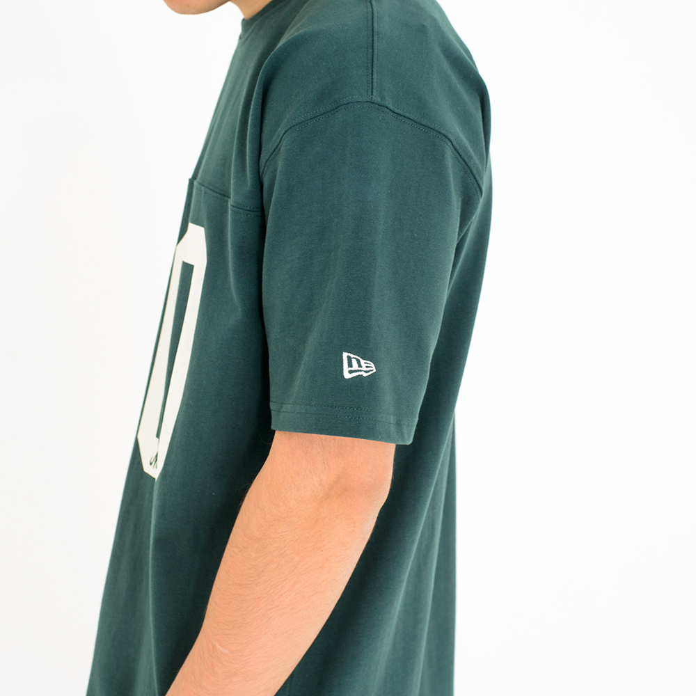 New Era – Jersey-T-Shirt – Grün
