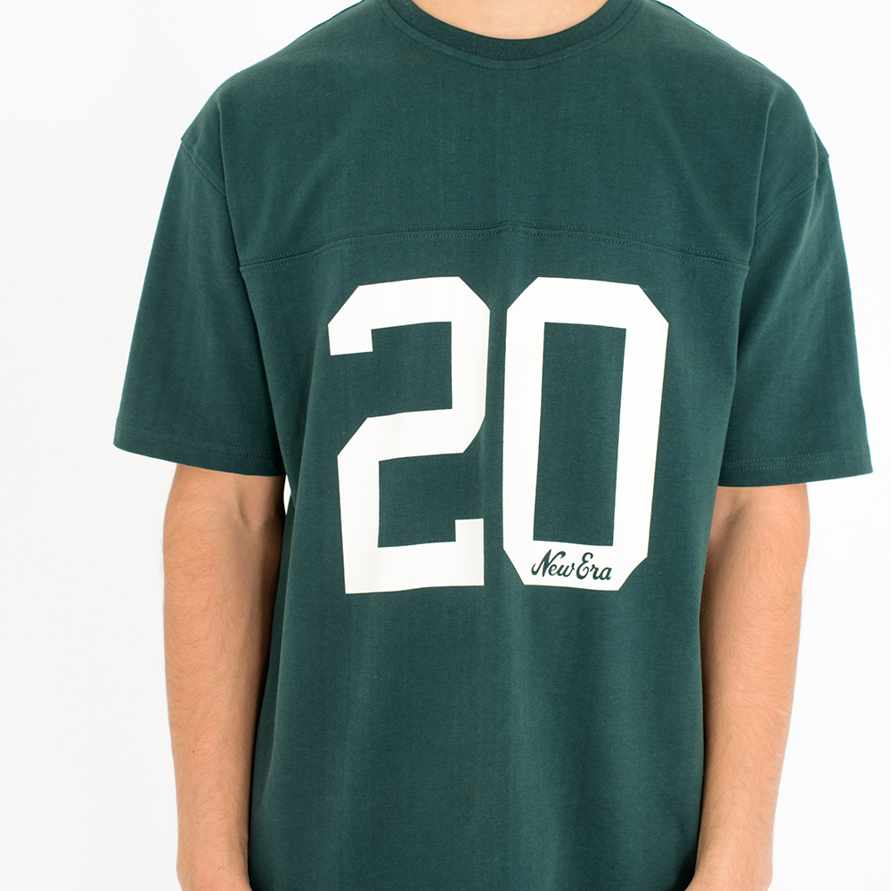 T-shirt New Era en jersey vert