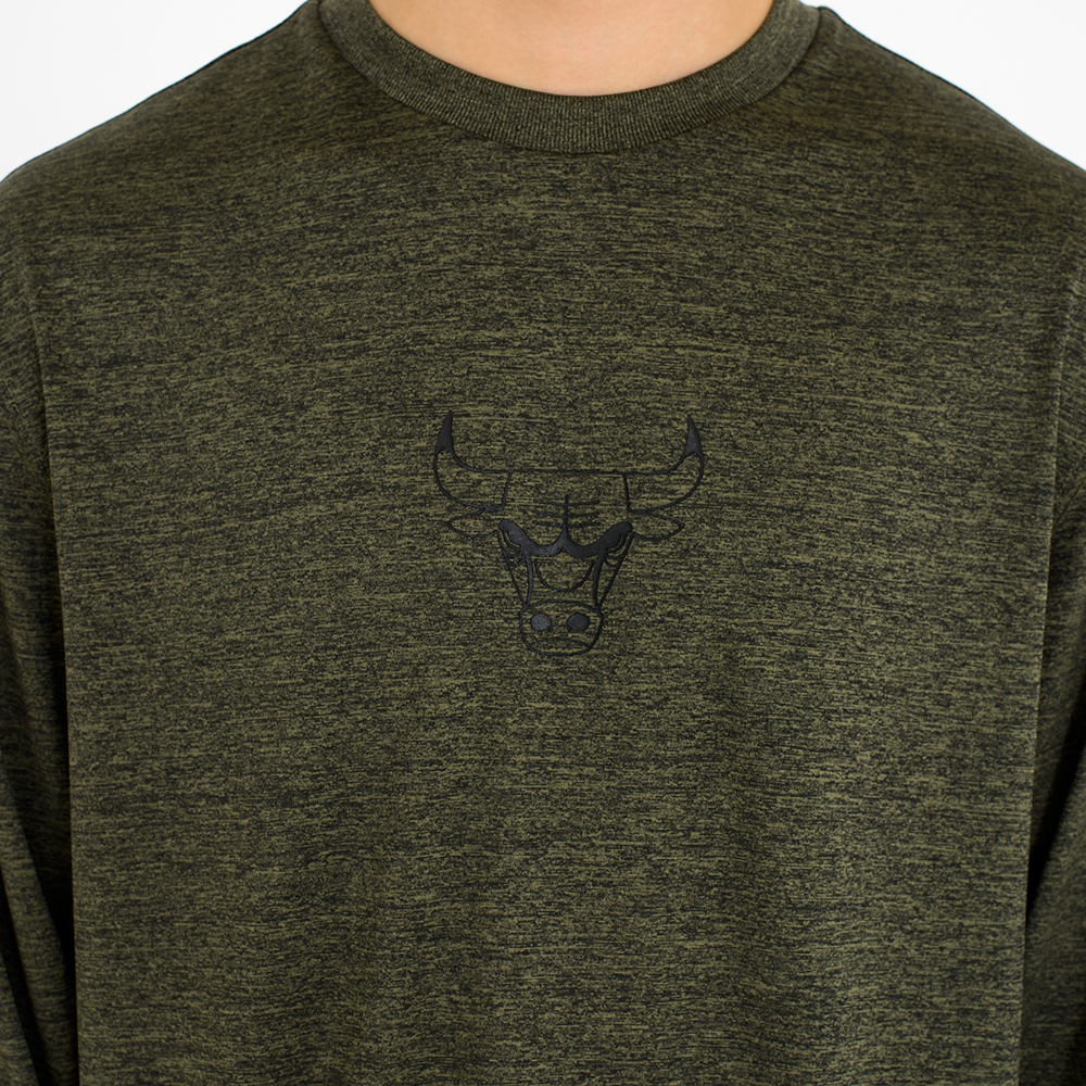 T-shirt à manches longues Engineered Fit Chicago Bulls