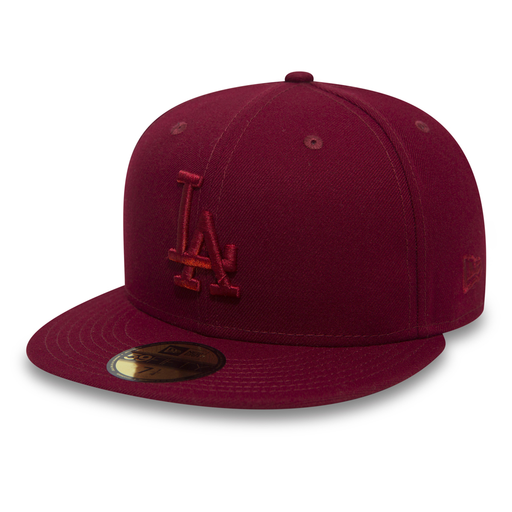 Los Angeles Dodgers Essential 59FIFTY, rojo cardinal