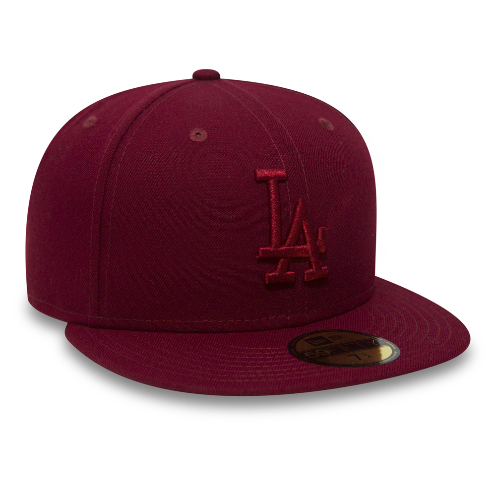 Los Angeles Dodgers Essential 59FIFTY, rojo cardinal