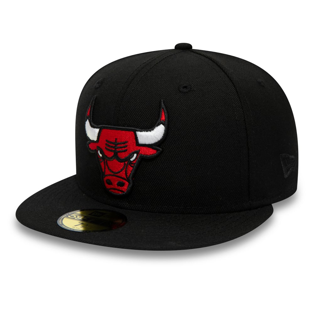 Chicago Bulls 59FIFTY, negro