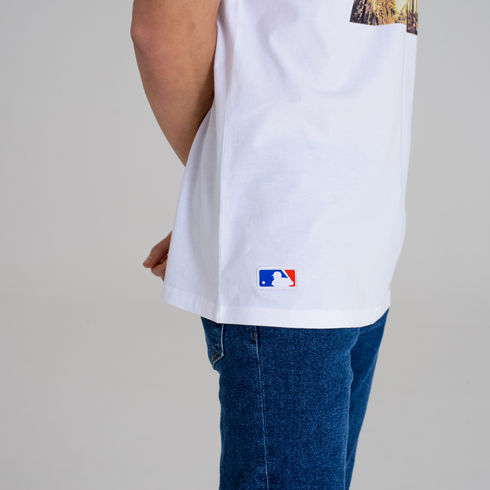 Weißes T-Shirt – Los Angeles Dodgers – City-Print