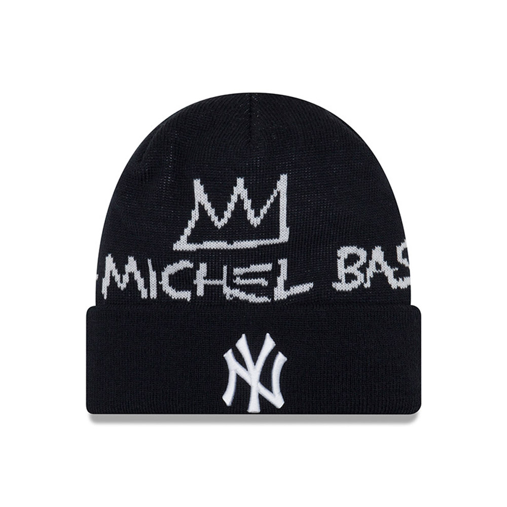 Gorro de punto con vuelta Basquiat Signature New York Yankees