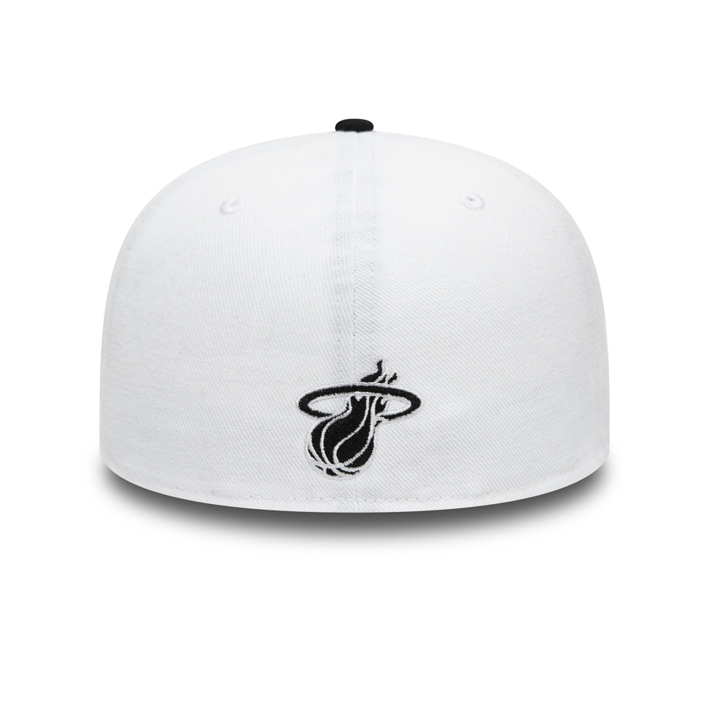 Cappellino 59FIFTY dei Miami Heat bianco