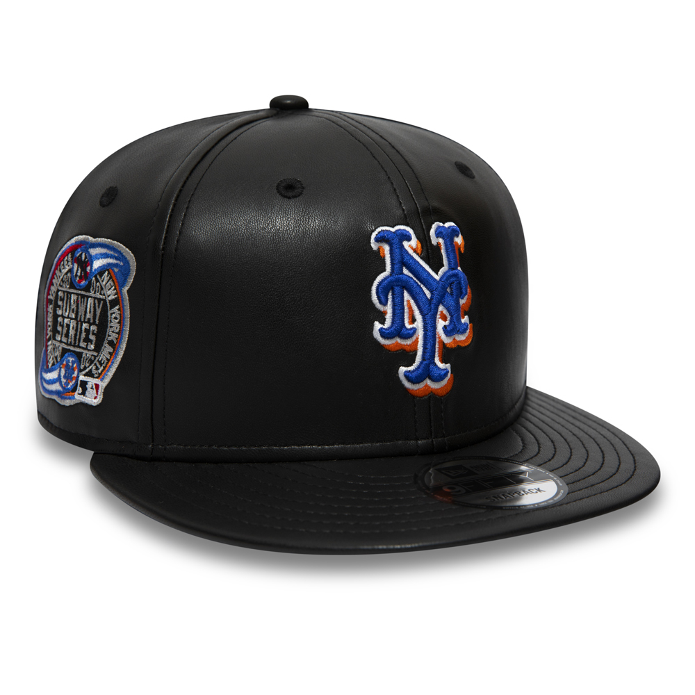 New York Mets Nero 9FIFTY Snapback