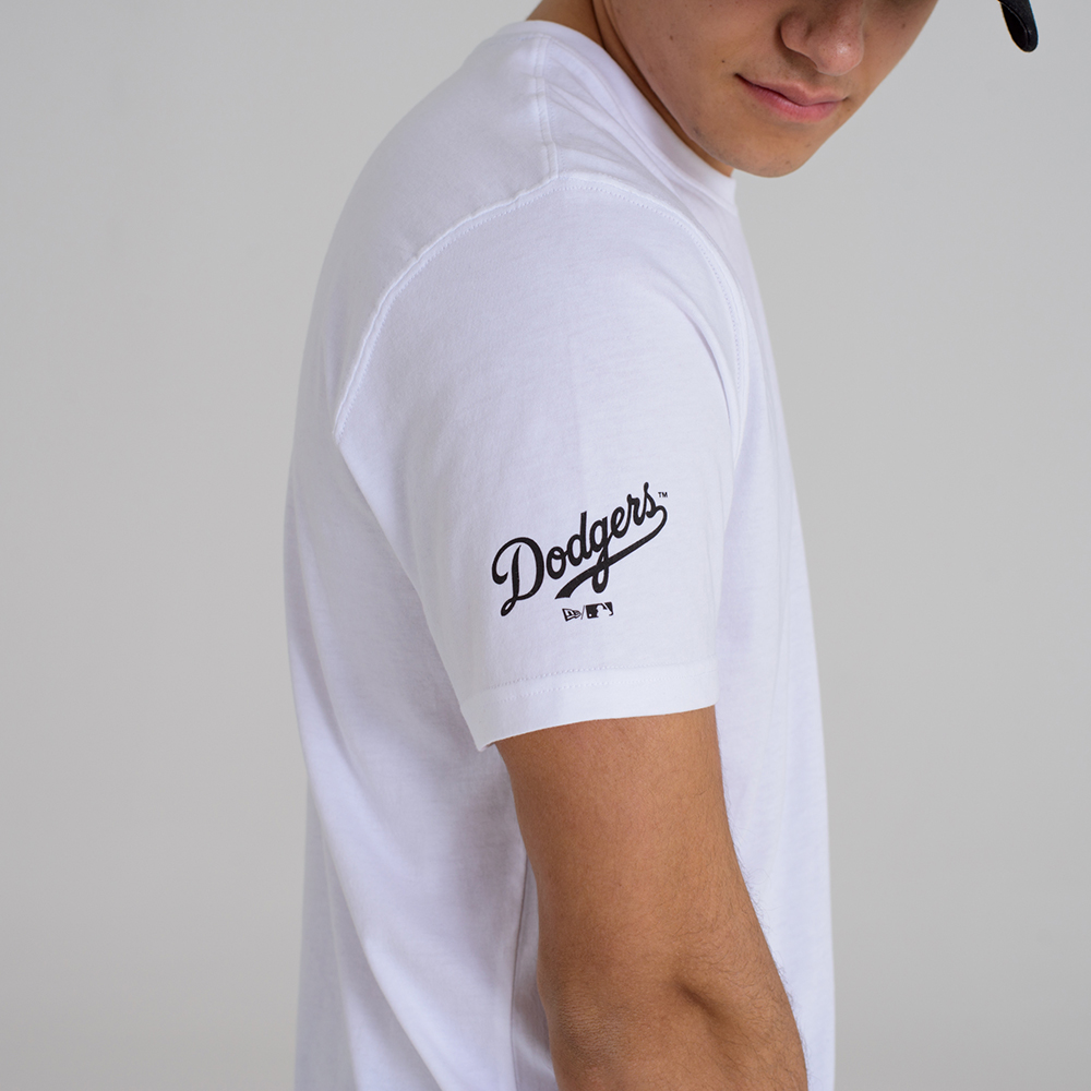 Weißes T-Shirt – Los Angeles Dodgers – Teamemblem