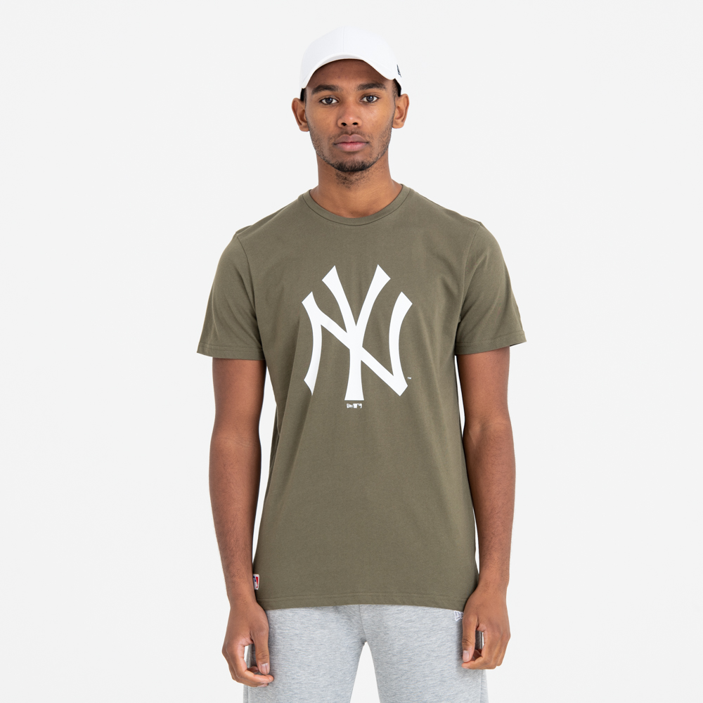 New York Yankees Team Logo Green T-Shirt