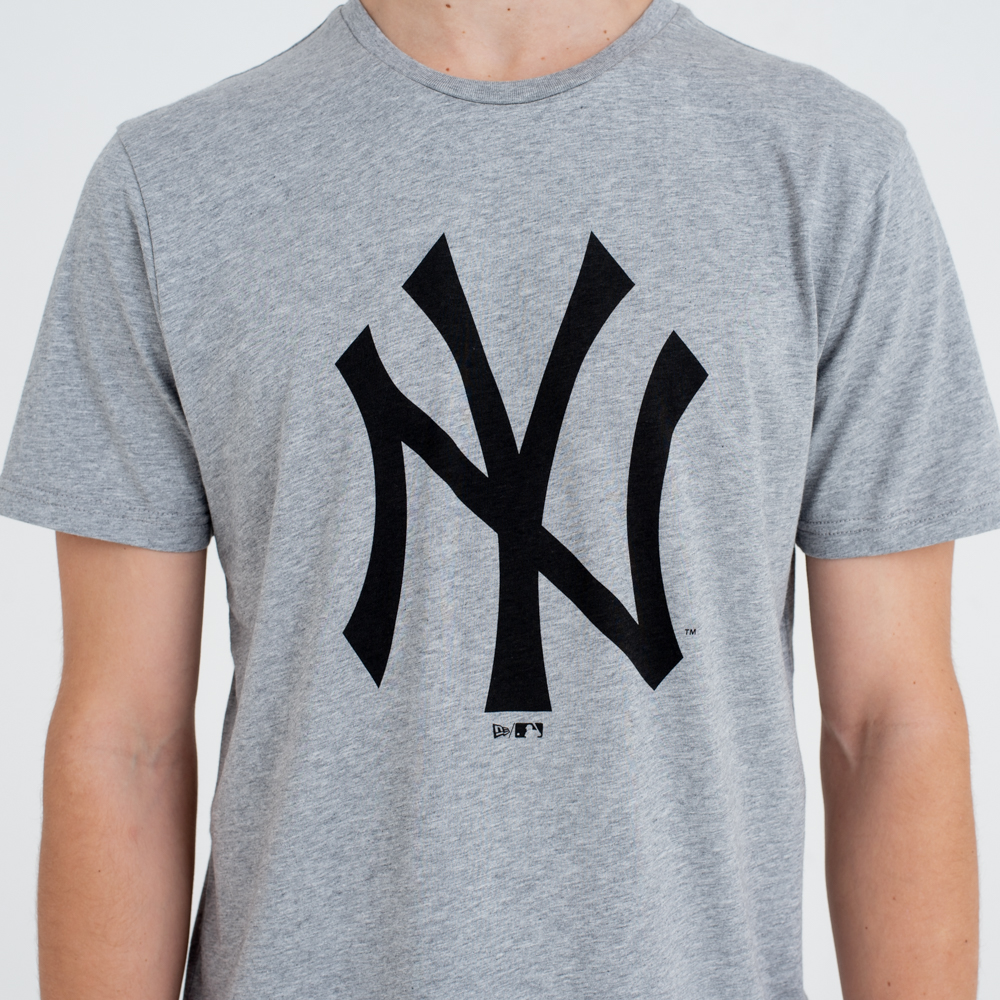T-Shirt New York Yankees MLB Team Logo Grigia