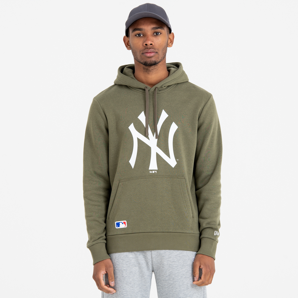 Felpa con cappuccio New York Yankees Team Logo verde
