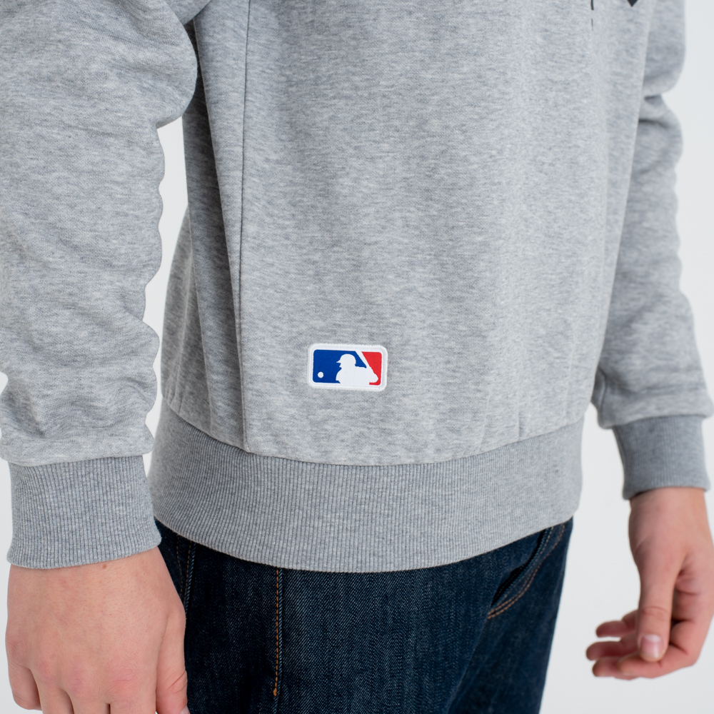 New York Yankees MLB Team Logo Grey Crew Neck Sweatshirt