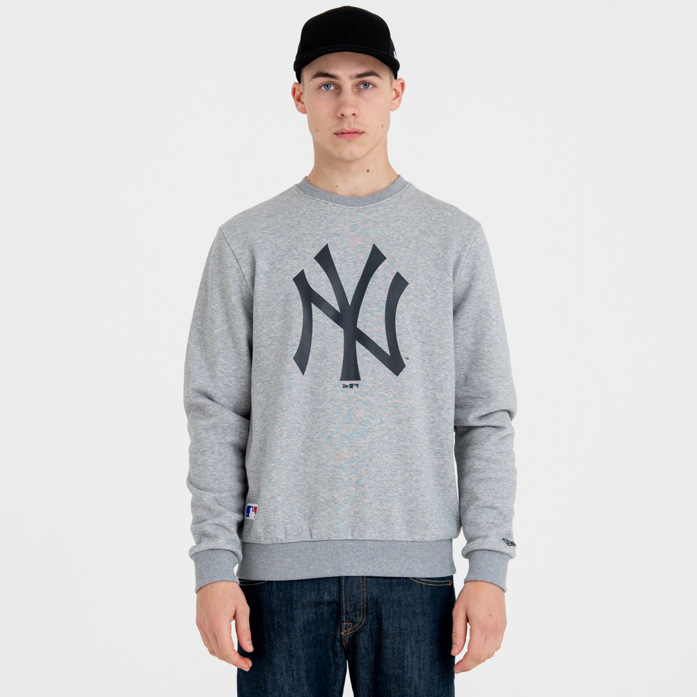 Official New Era York Yankees Logo Grey Sweatshirt A4199_282 A4199_282 New Era Cap Poland