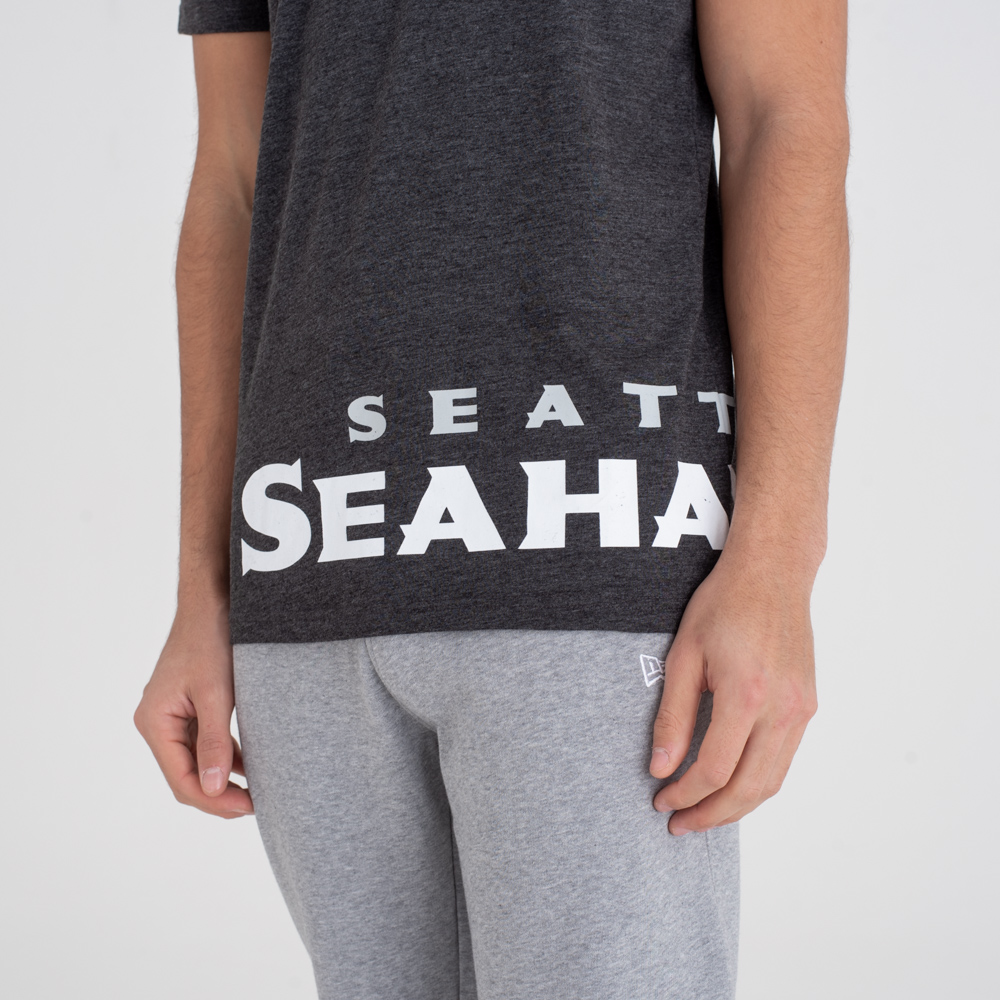 T-shirt Seattle Seahawks Wrap Around gris