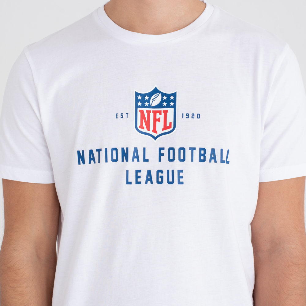 T-shirt NFL Established blanc avec logo