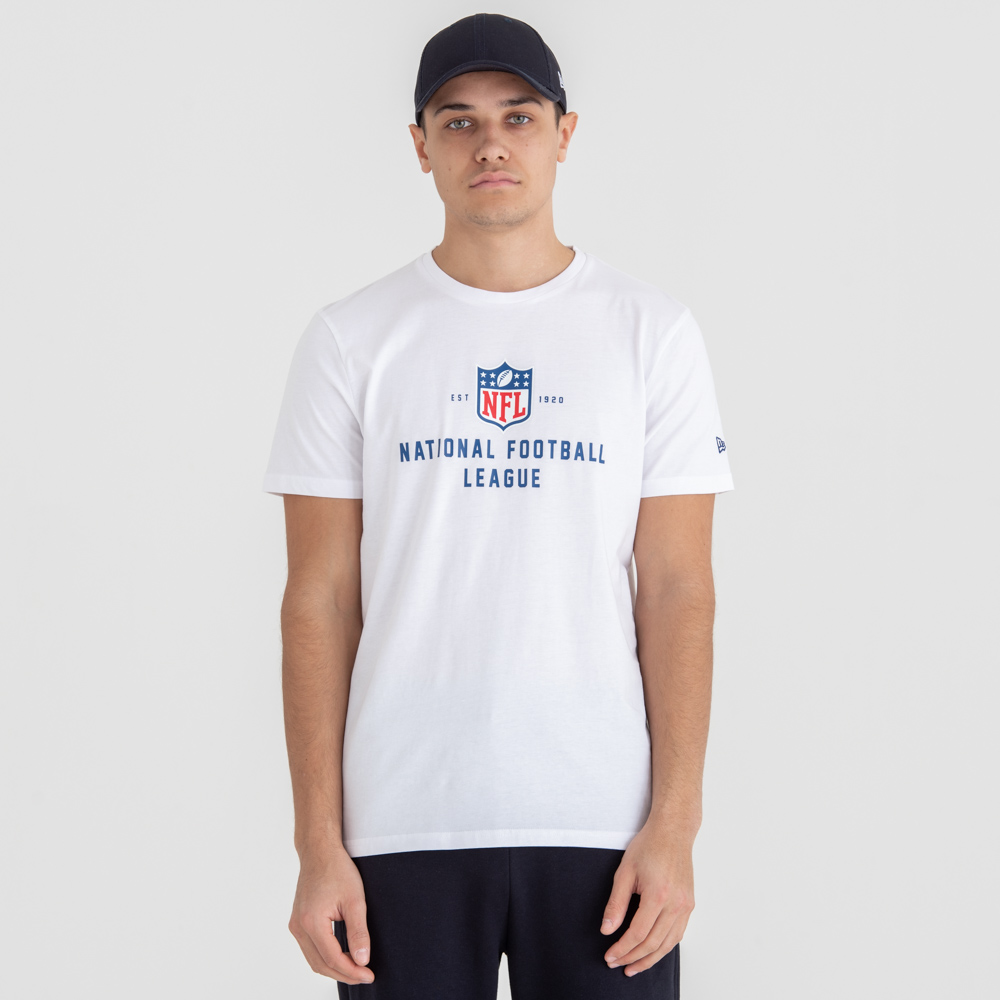 Weißes T-Shirt mit Gründungsdatum und NFL-Logo