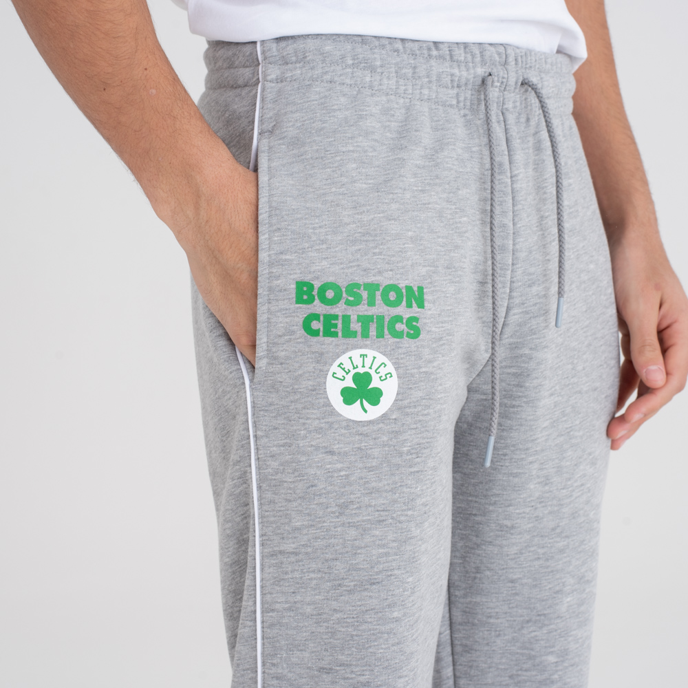 Pantalones de chándal Boston Celtics Stripe Piping
