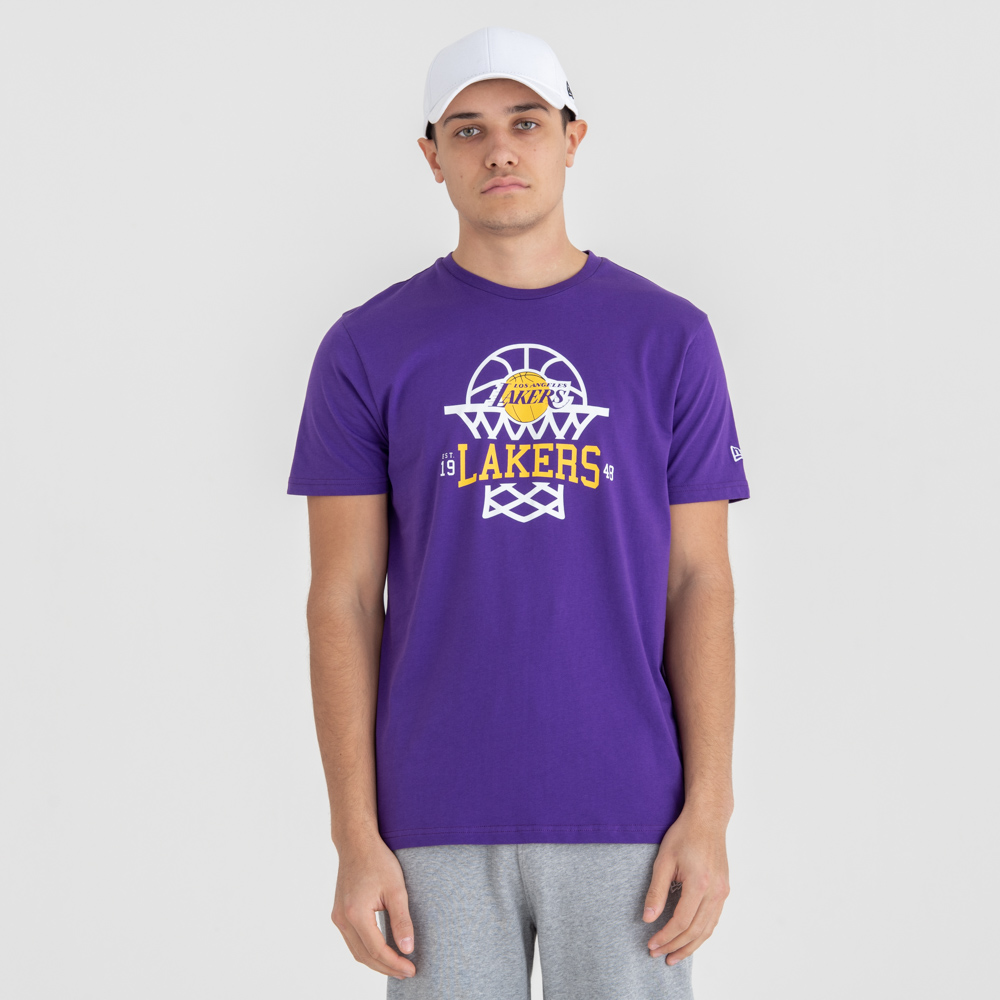 T-shirt Los Angeles Lakers Net 
Logo