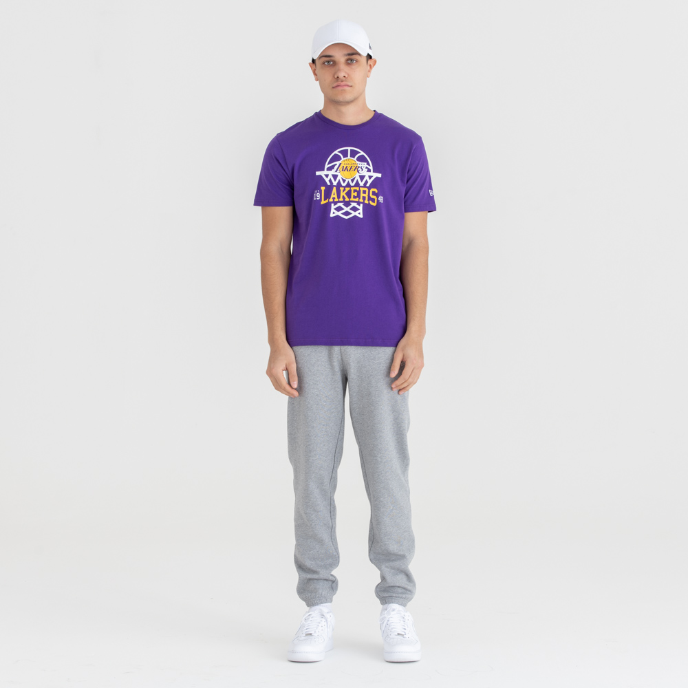 T-shirt Los Angeles Lakers Net 
Logo