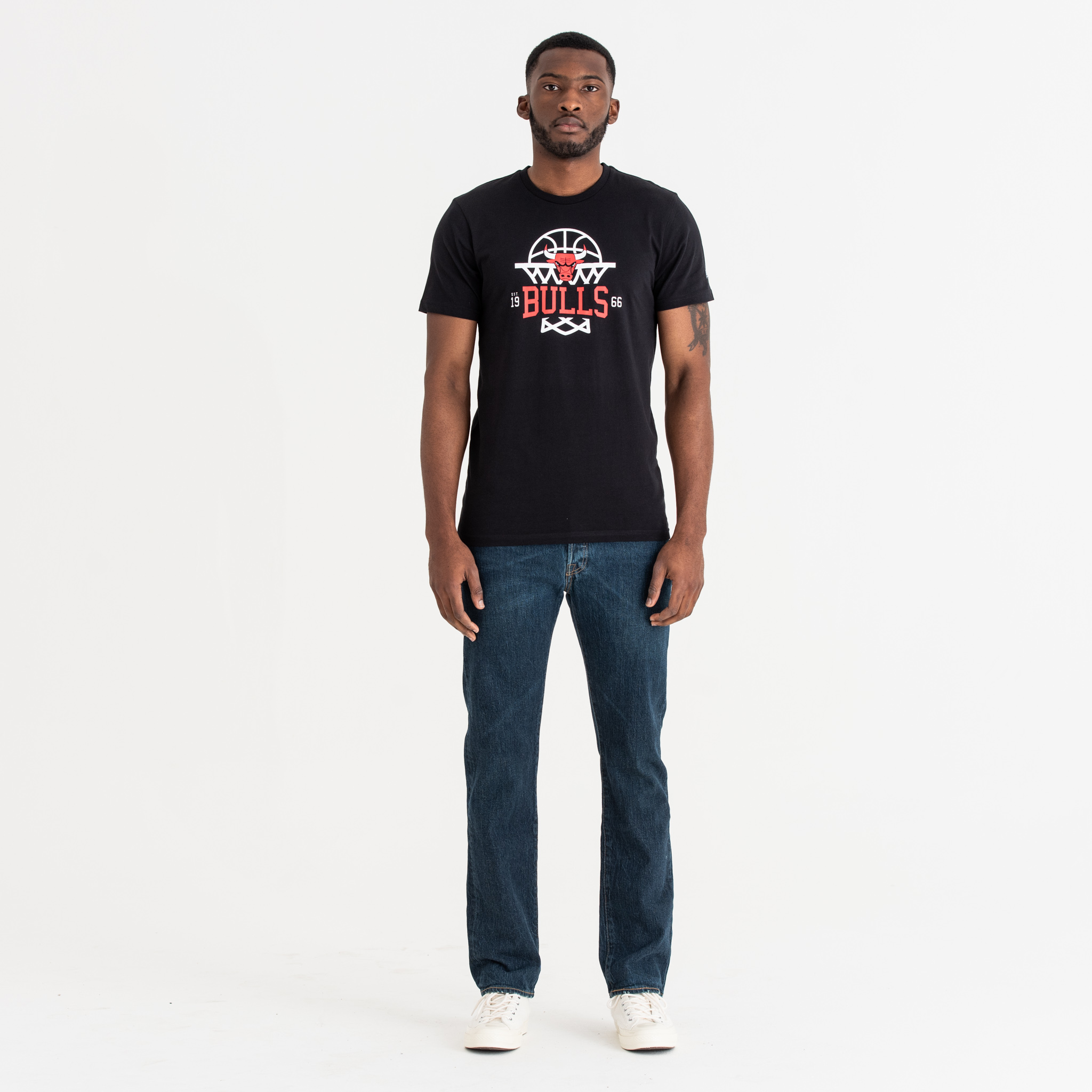 Camiseta Chicago Bulls League Net Logo