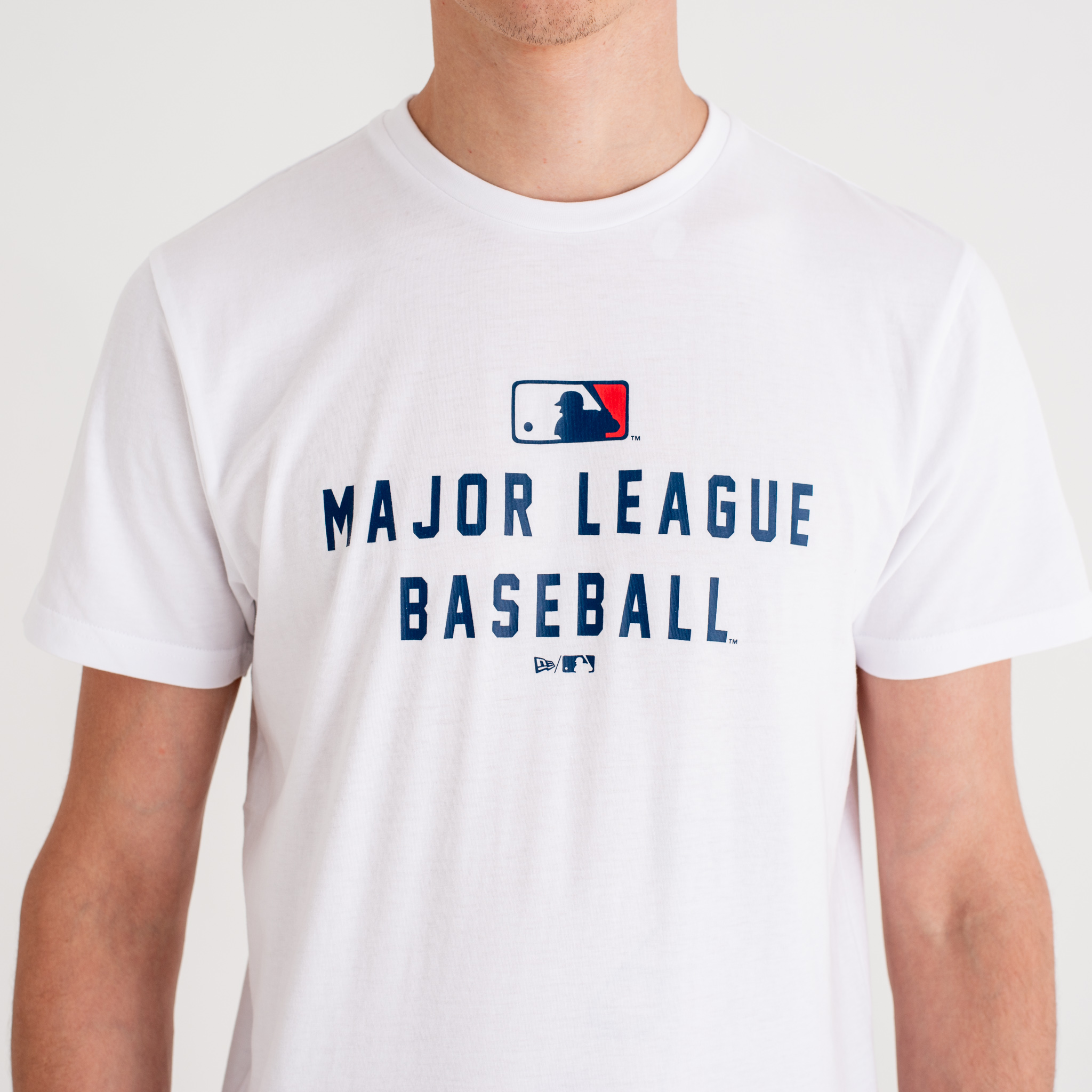 T-shirt logo MLB blanc