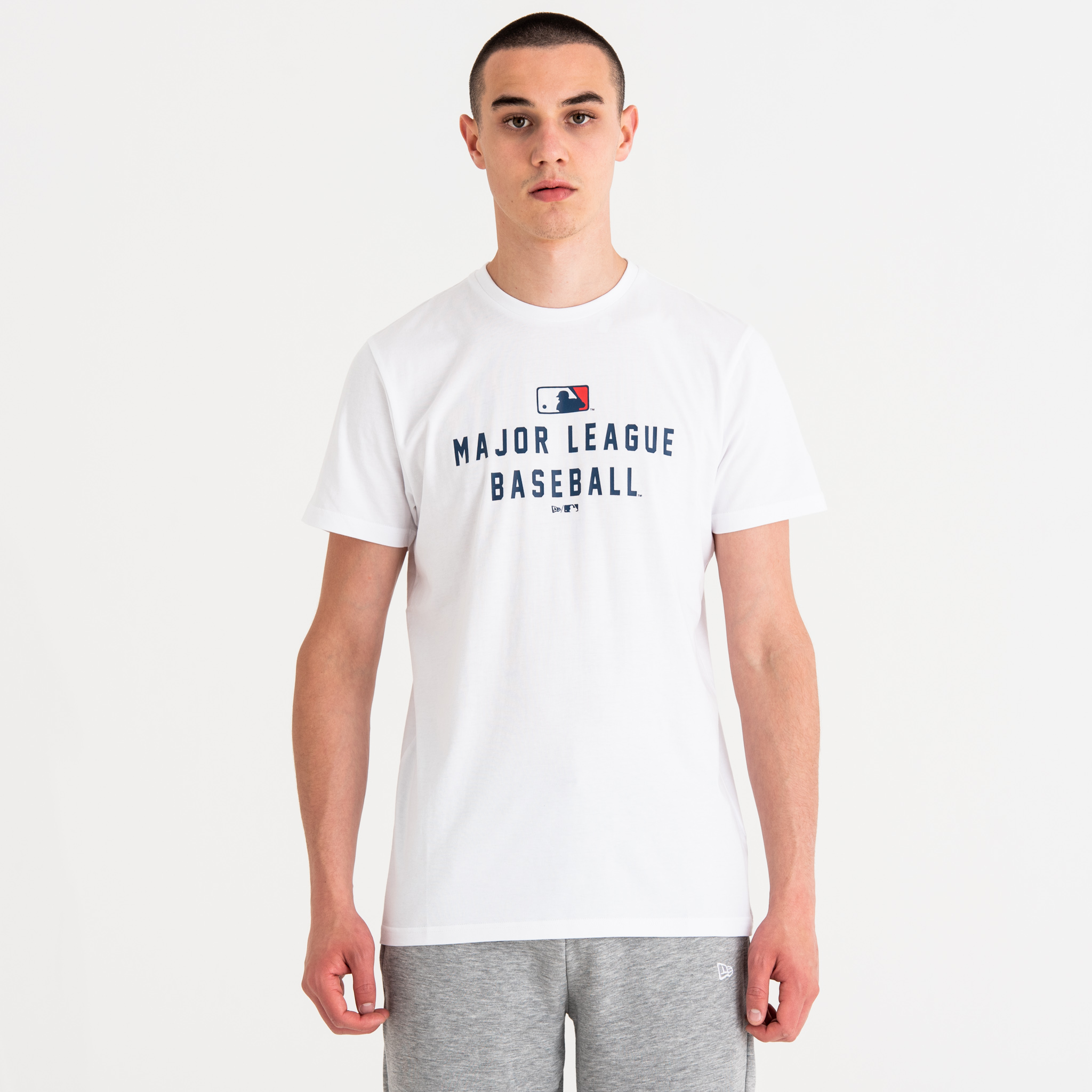 Camiseta MLB Logo, blanco