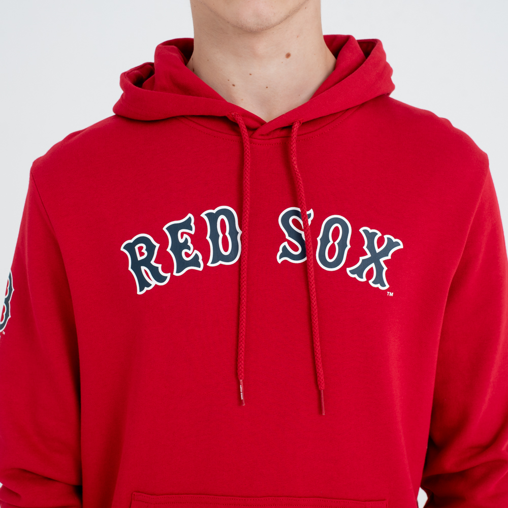 Felpa chiusa con cappuccio Boston Red Sox Jersey Script