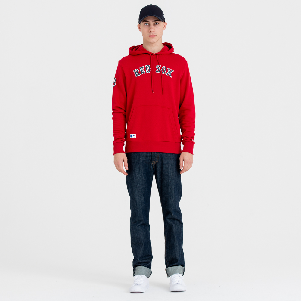 Boston Red Sox – Jersey-Hoodie zum Überziehen mit Slogan