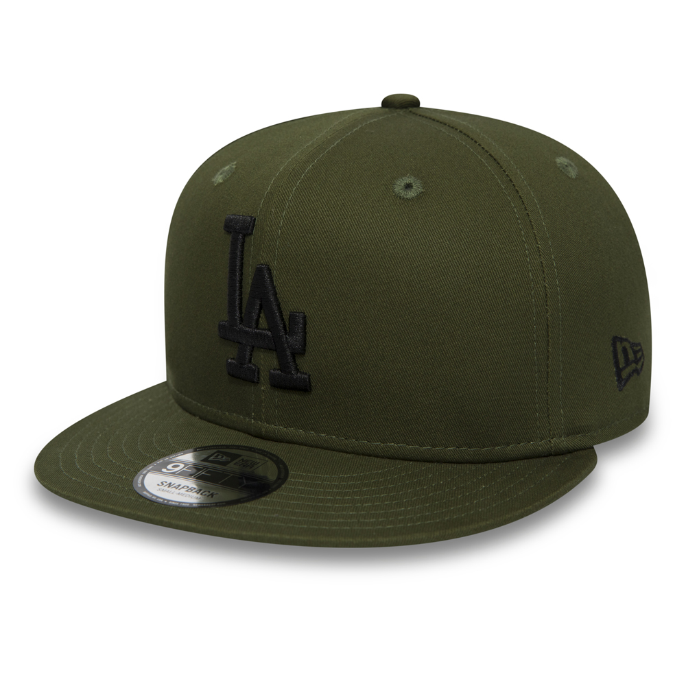 Los Angeles Dodgers Essential 9FIFTY Snapback, verde oliva