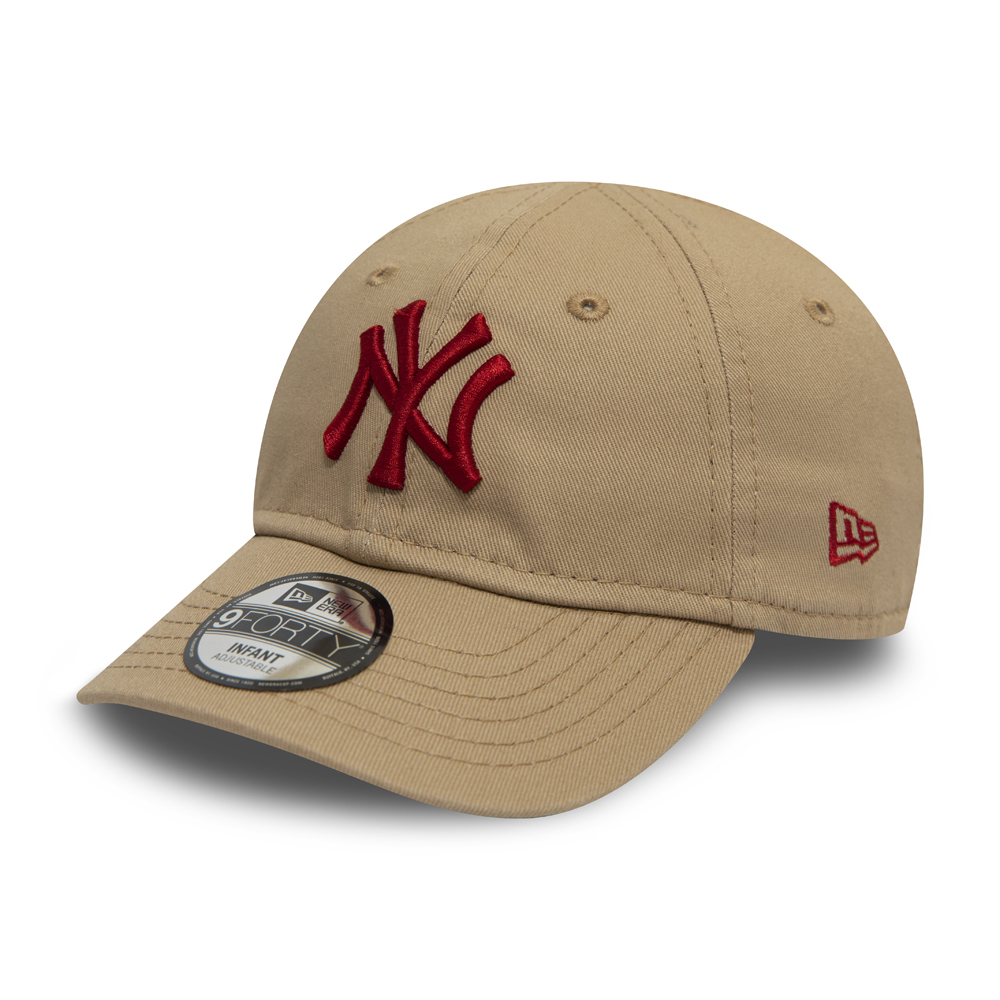 New York Yankees Essential 9FORTY cammello neonato