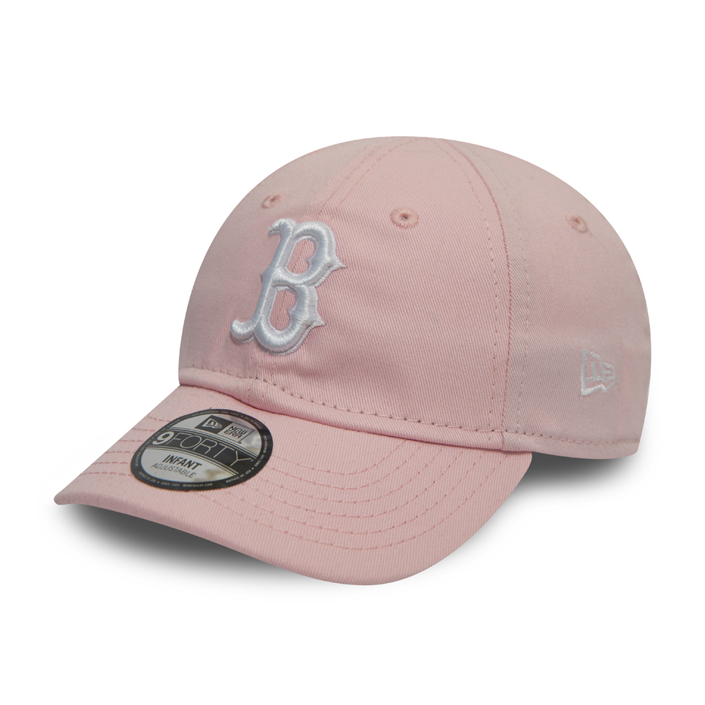 Boston Red Sox Essential 9FORTY rosa neonato