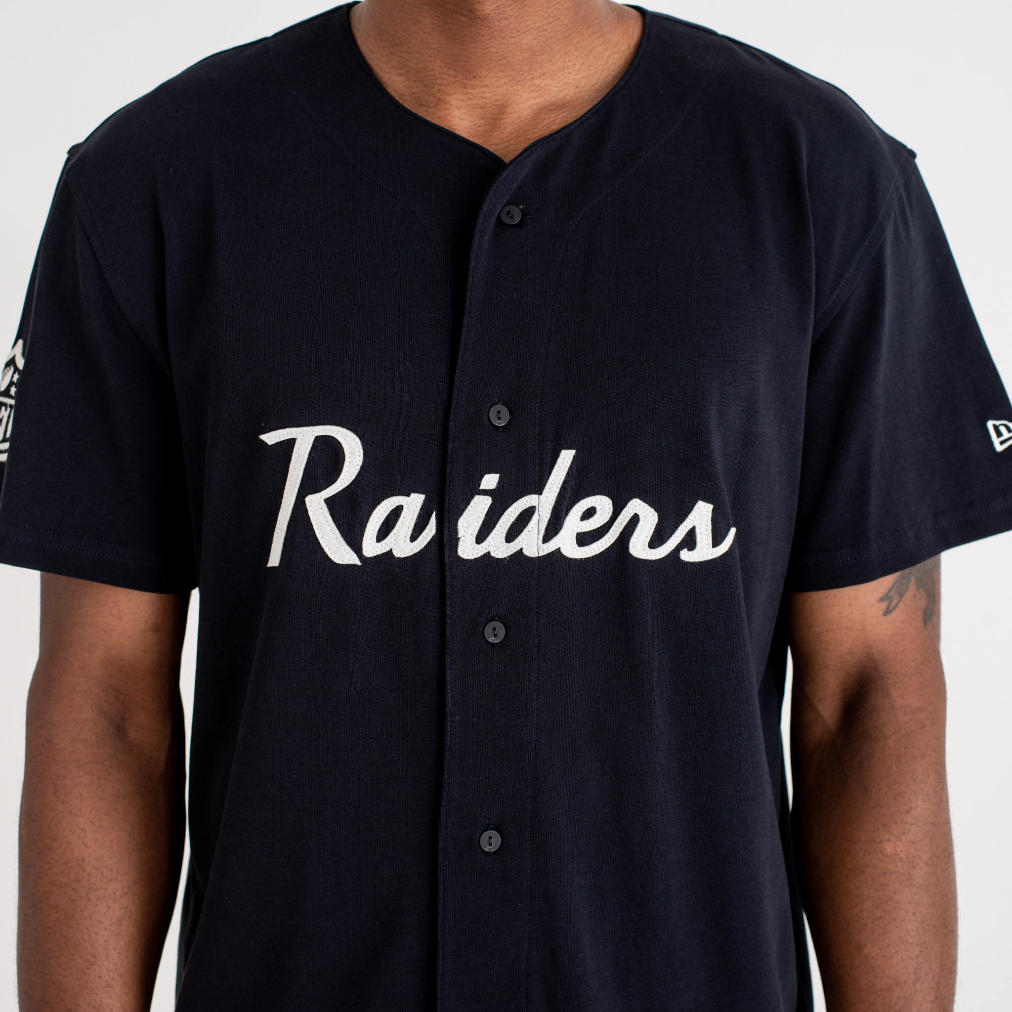 raiders button up shirt