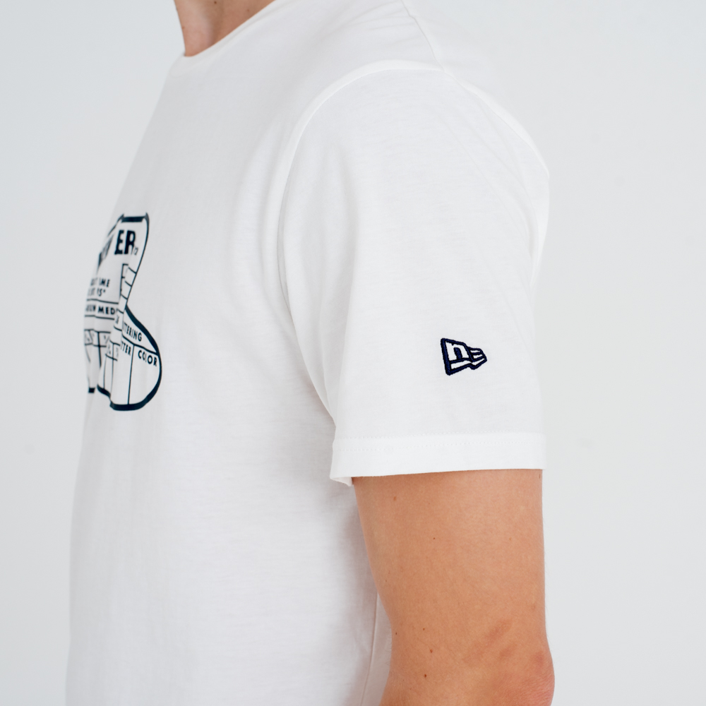 New Era Size Chart – T-Shirt – Weiß