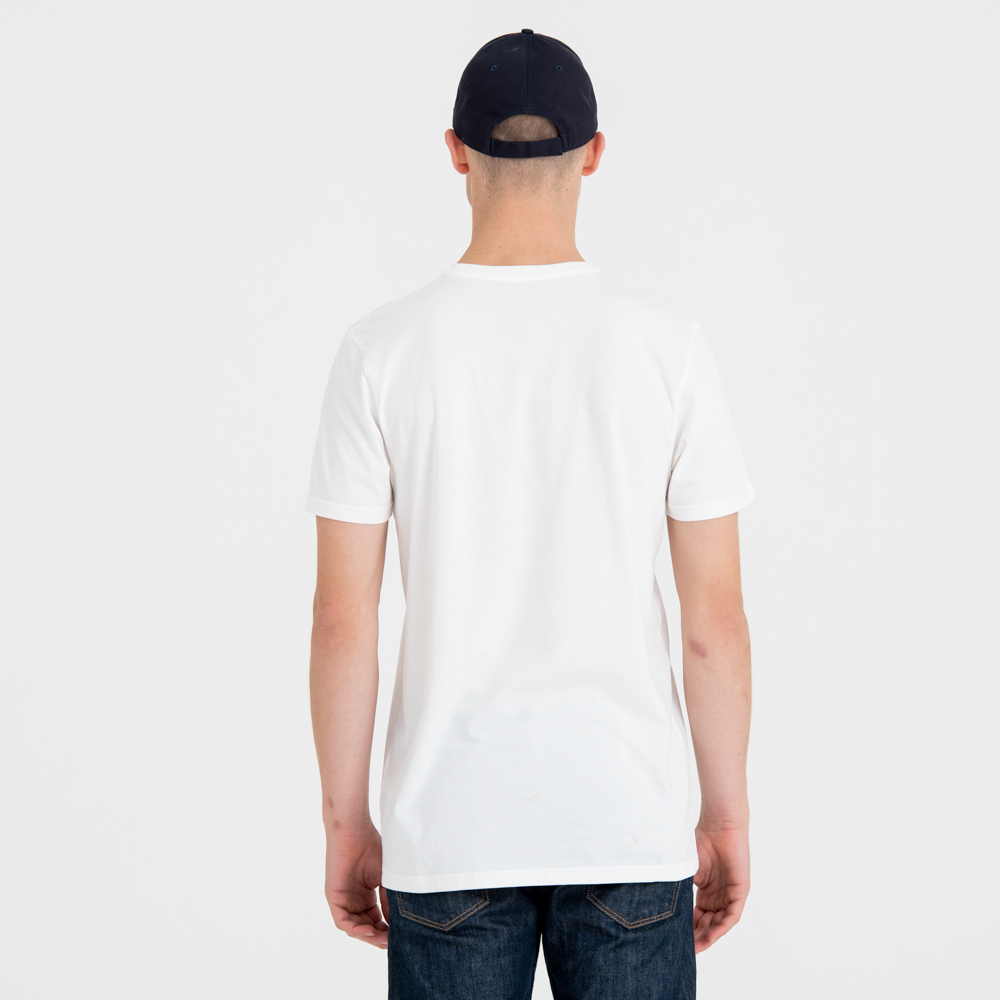 Camiseta New Era Size Chart, blanco