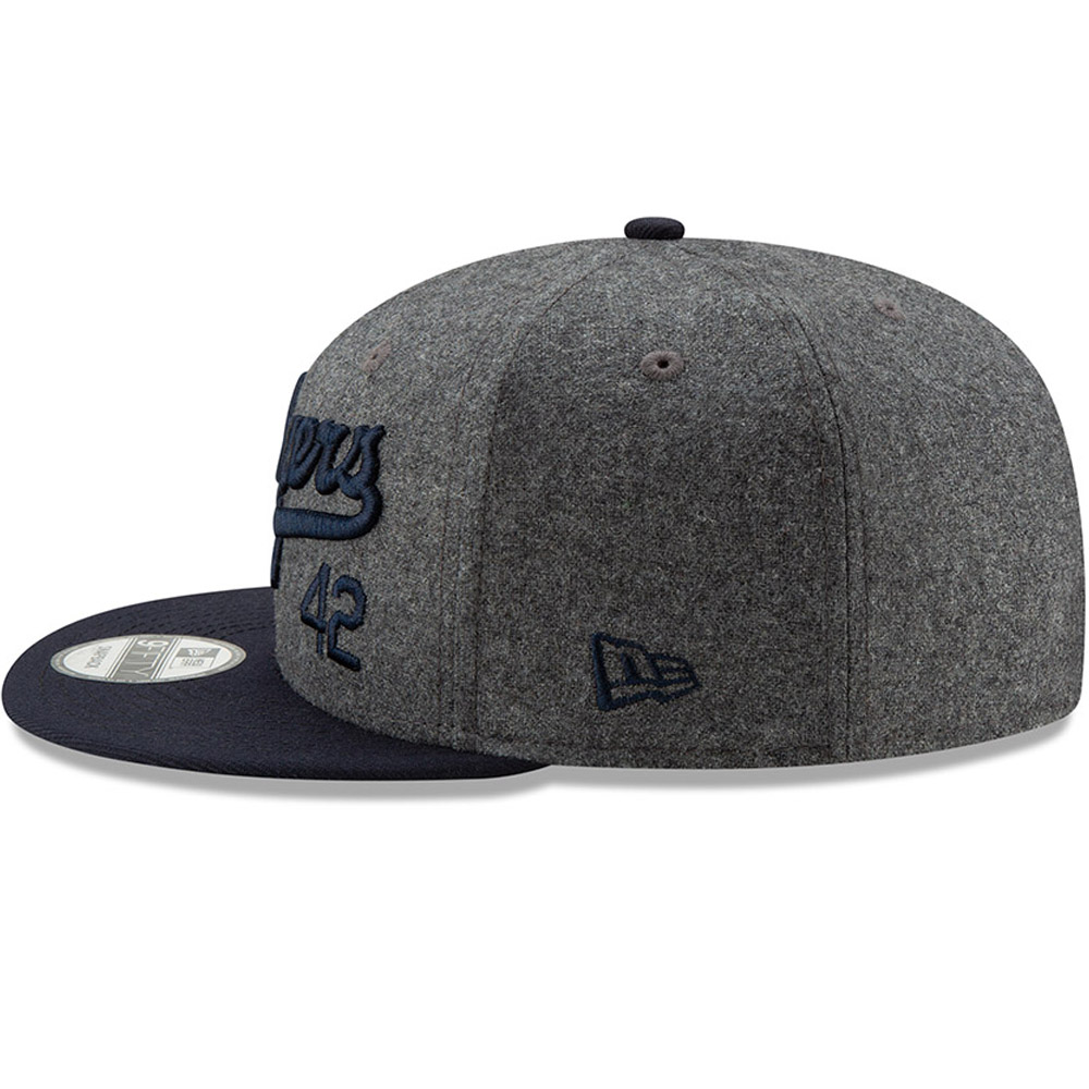 Jackie Robinson 100 ans Side Patch Gris 9FIFTY Snapback