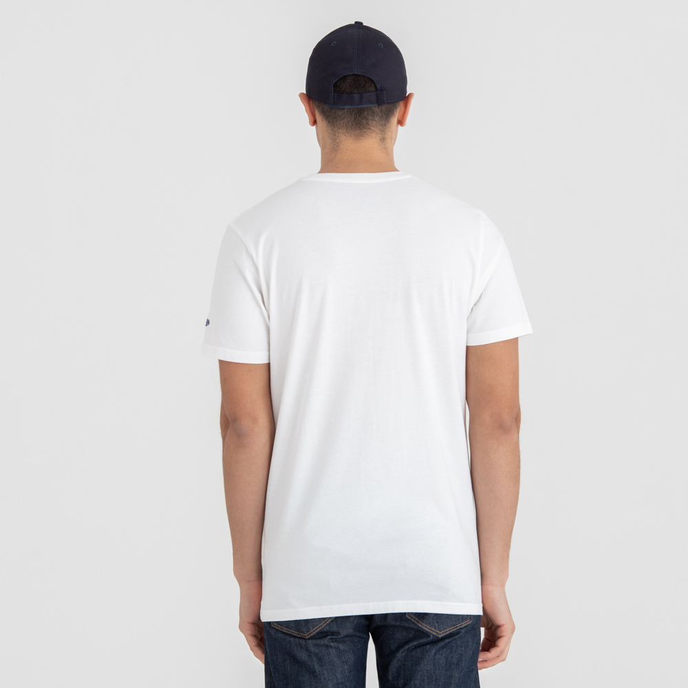 Los Angeles Dodgers Print Logo Weißes T-Shirt