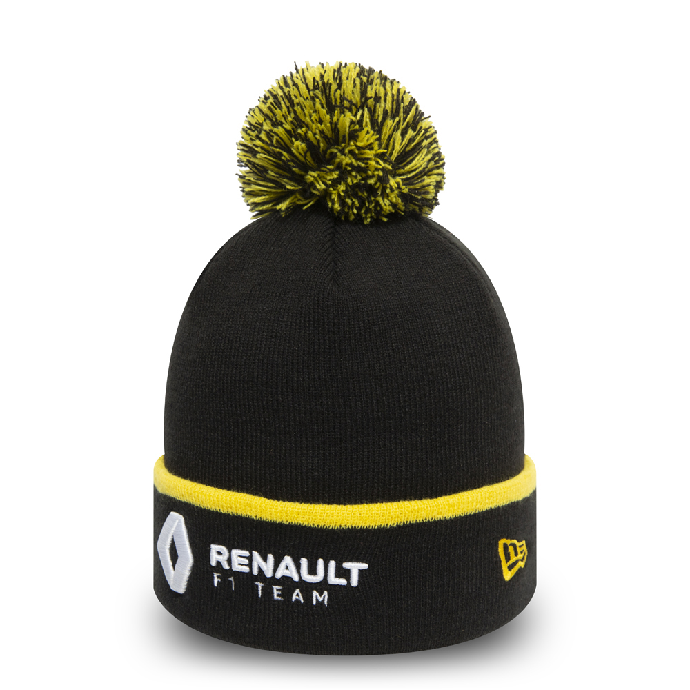 Berretto di maglia con risvolto e pompon Renault F1 Essential