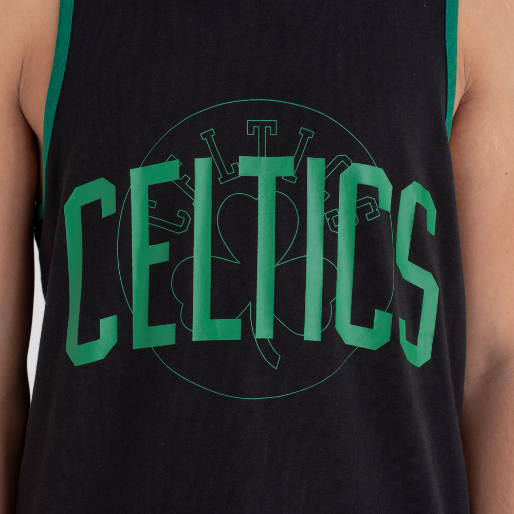 Canotta Boston Celtics Double Logo nera