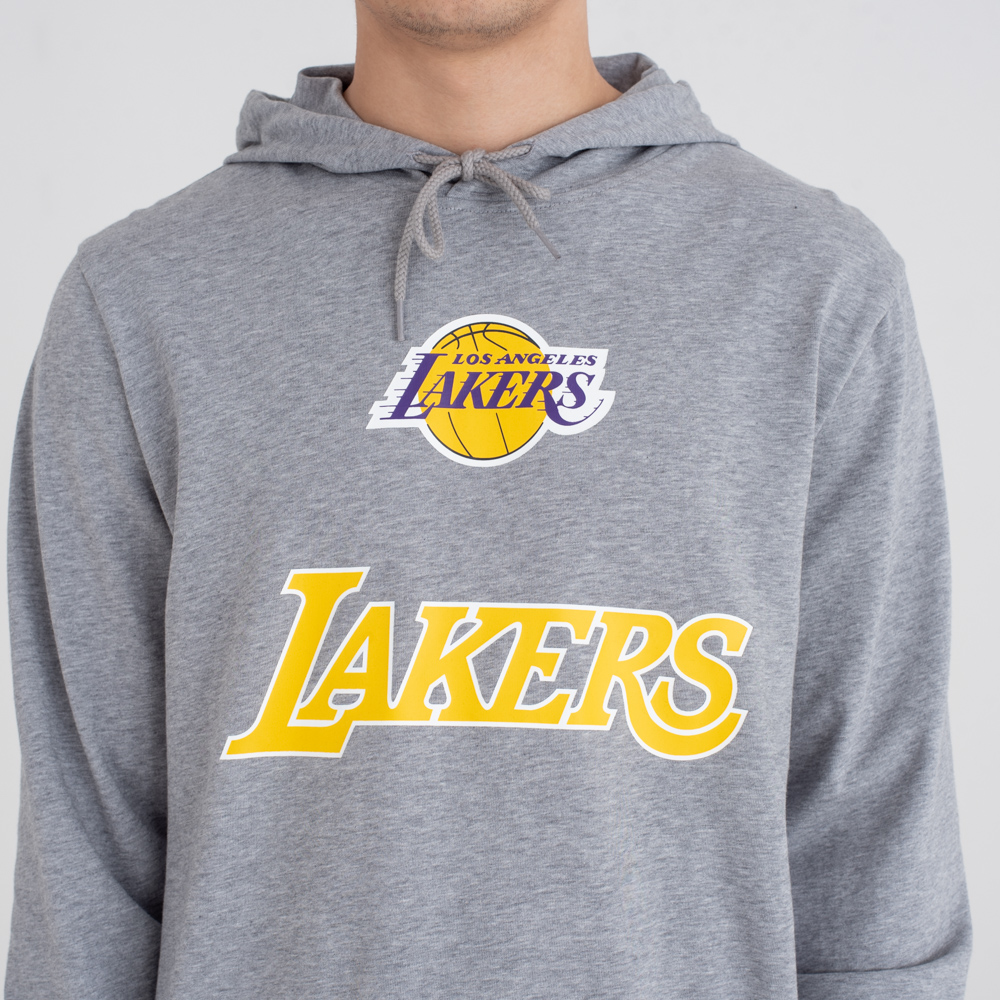 Sudadera estilo pulóver con panel en contraste Los Angeles Lakers