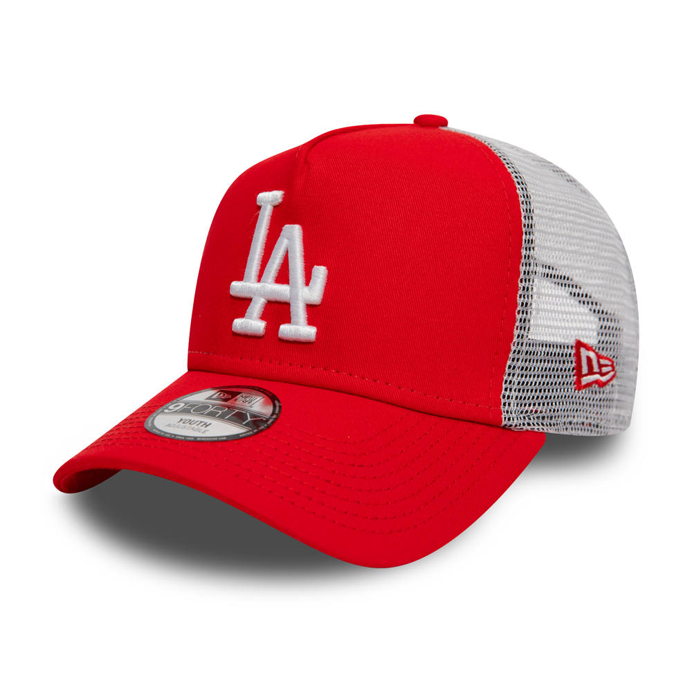 Los Angeles Dodgers Essential Scarlet A Frame Trucker bambino