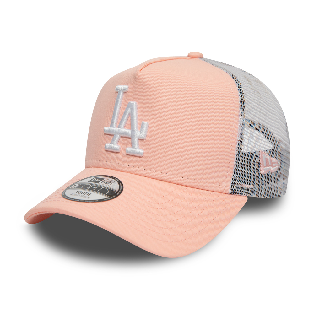 Los Angeles Dodgers Essential A Frame Trucker rosa bambino