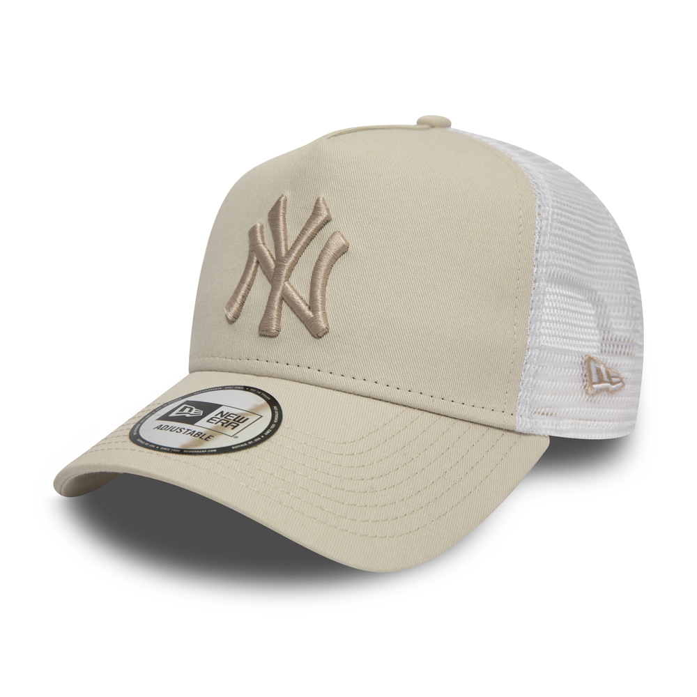 New York Yankees Essential A Frame Trucker grigio pietra