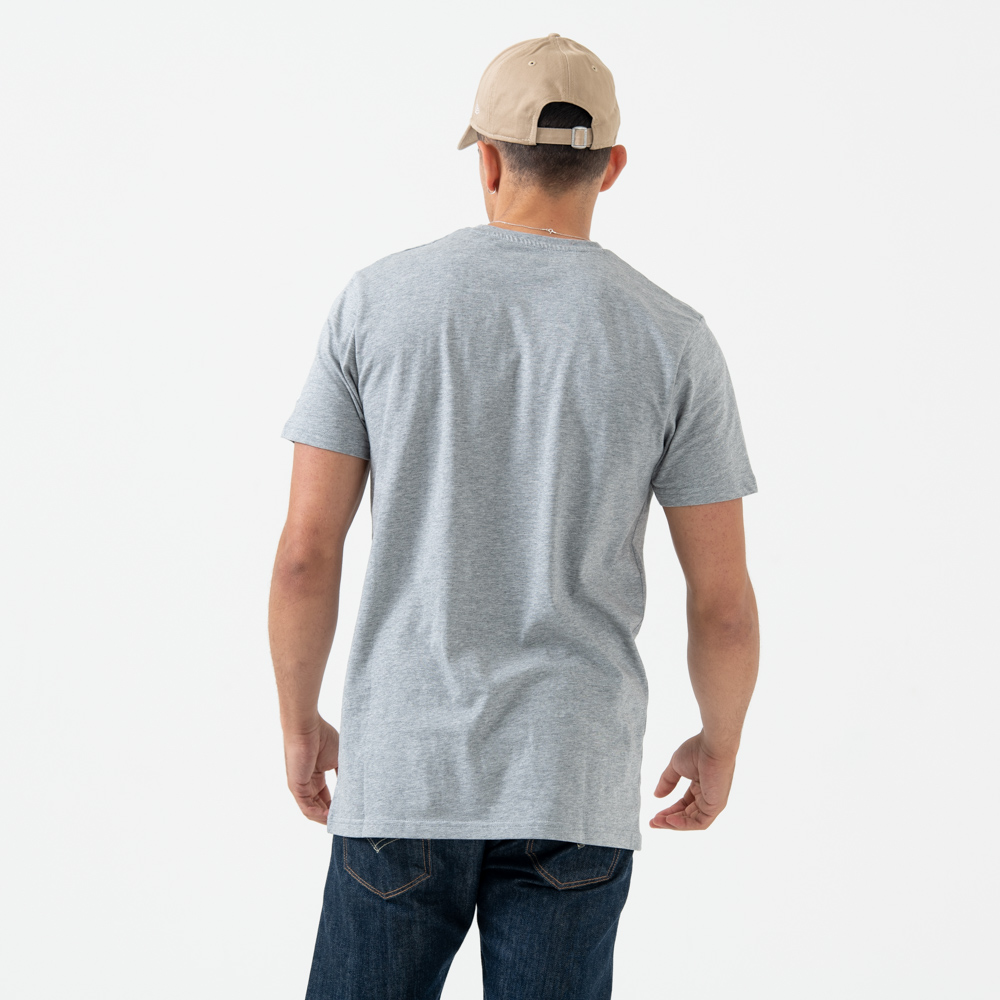 New Era – Essential – T-Shirt – Grau meliert